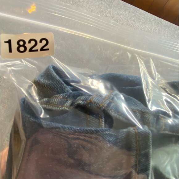 MBX Denim Jeans Mens W34 L30 Classic Fit Slim Straight Leg Distressed Whiskers - Picture 15 of 15